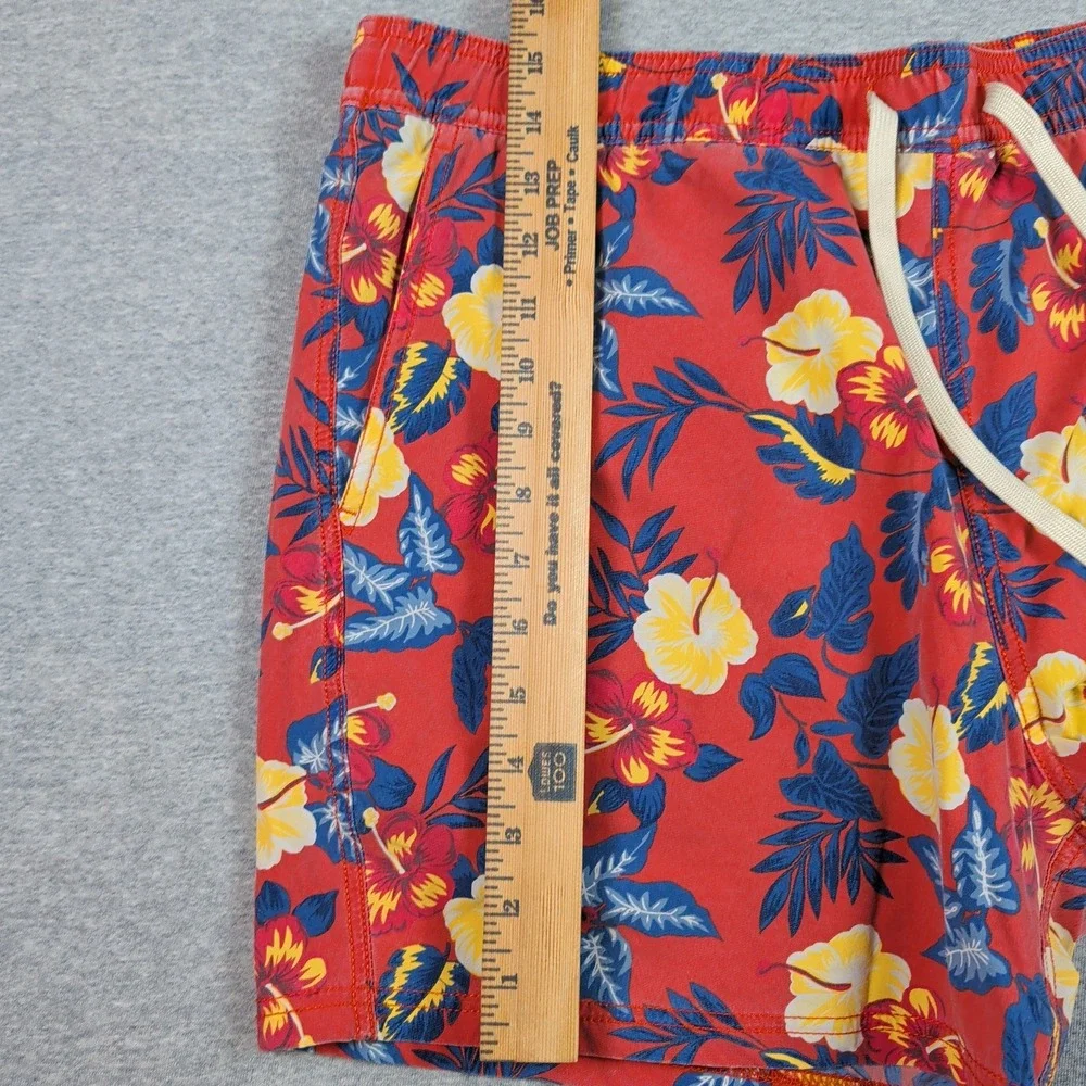 Fair Harbor Mens The Bungalow Floral Swim Trunks XL Recycled Nylon Lined Shorts